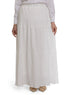 Off - White Crochet Skirt - Khotwh